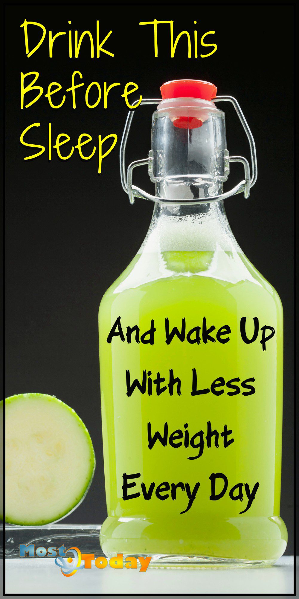 Wake Up With Less Weight Every Day! Drink This Before Sleep