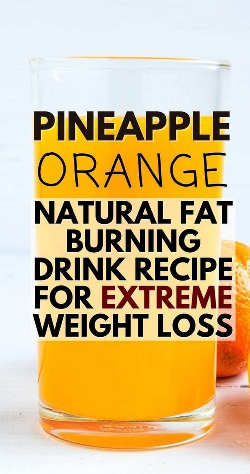 Pineapple Orange Drink For Weight Loss - Most Today