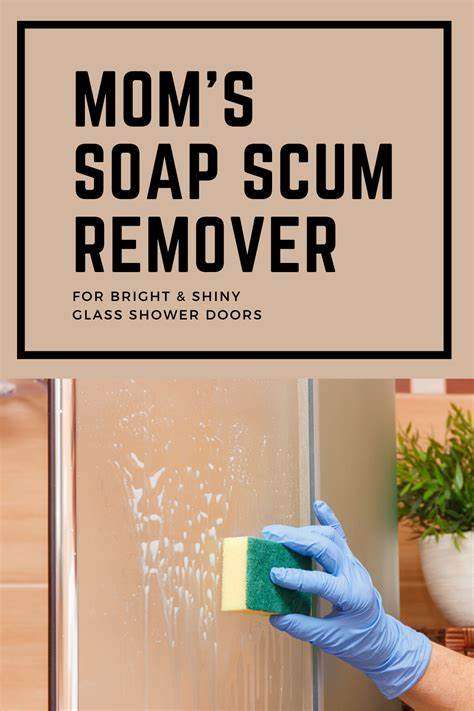 How to Remove Soap Scum from Shower Doors (DIY Soap Scum Remover)